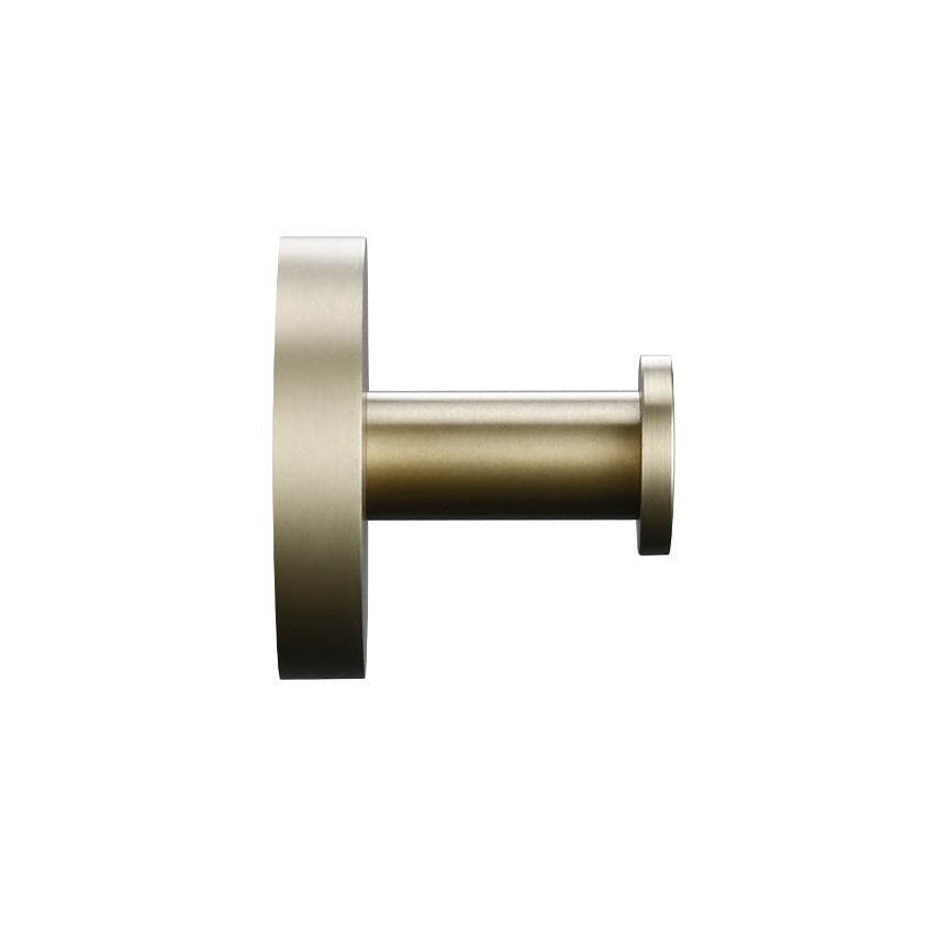 Linsol Lux Robe Hook Brushed Brass