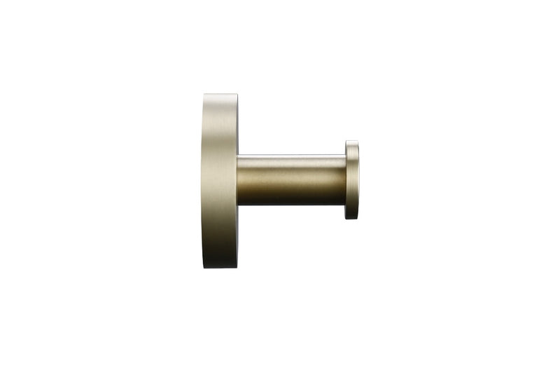 Linsol Lux Robe Hook Brushed Brass