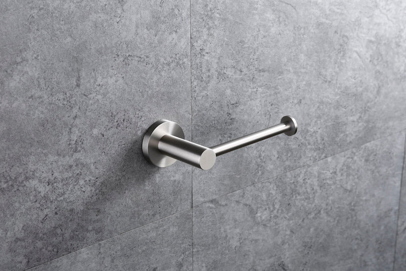 Linsol Lux Toilet Roll Holder Brushed Nickel