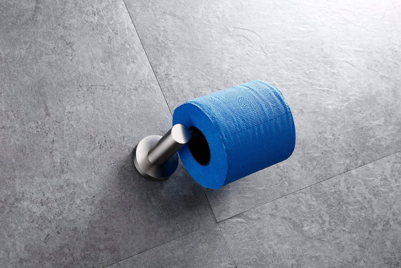 Linsol Lux Toilet Roll Holder Brushed Nickel
