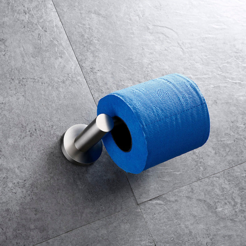 Linsol Lux Toilet Roll Holder Brushed Nickel