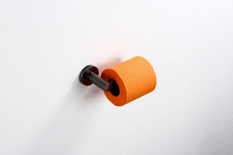 Linsol Lux Toilet Roll Holder Gun Metal