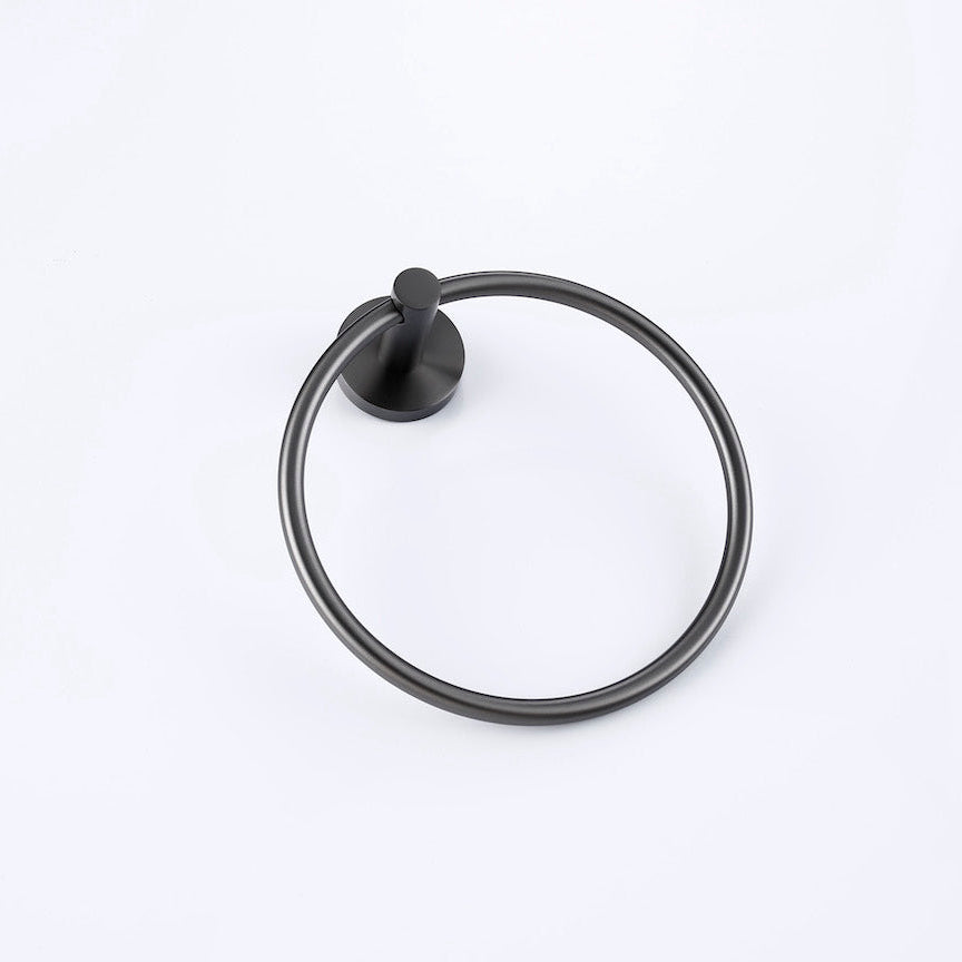 Linsol Lux S2 Towel Ring Holder Gun Metal