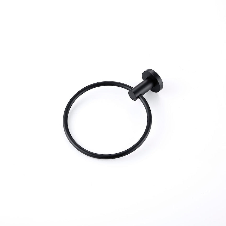 Linsol Lux S2 Towel Ring Holder Matte Black
