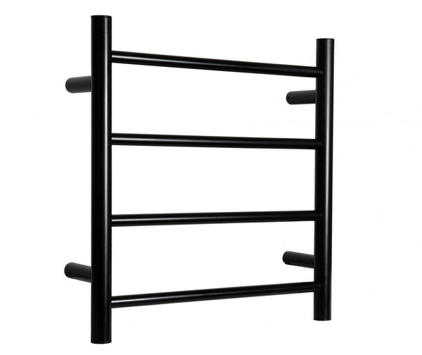 Linsol Allegra 4 Bar Wide Heated Towel Rail Matte Black