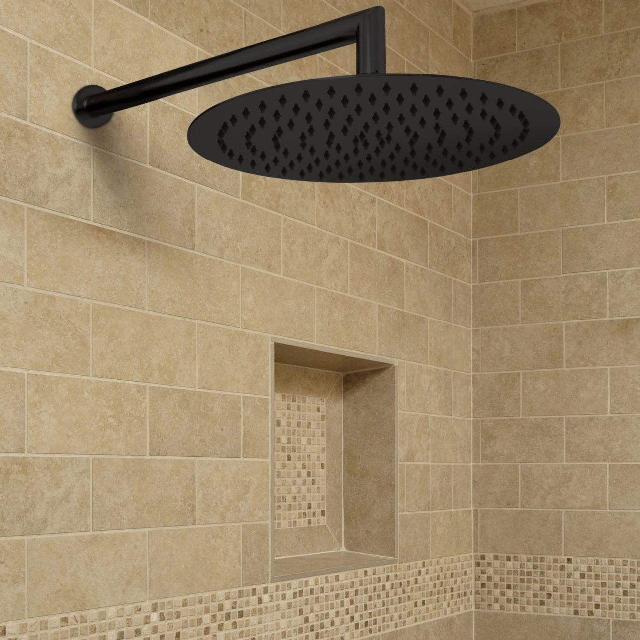 Linsol Corsica 400mm Wall Arm Matte Black