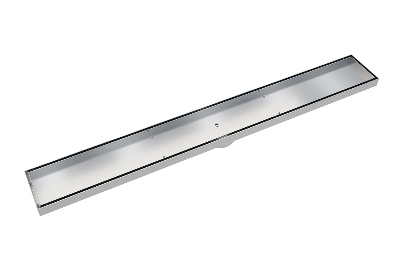 800 Bathroom shower Grate Brushed Nickel