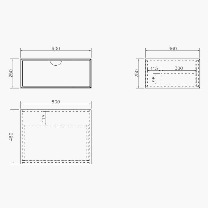 Moonlight Wallhung Cabinet 600 (7182965407895)