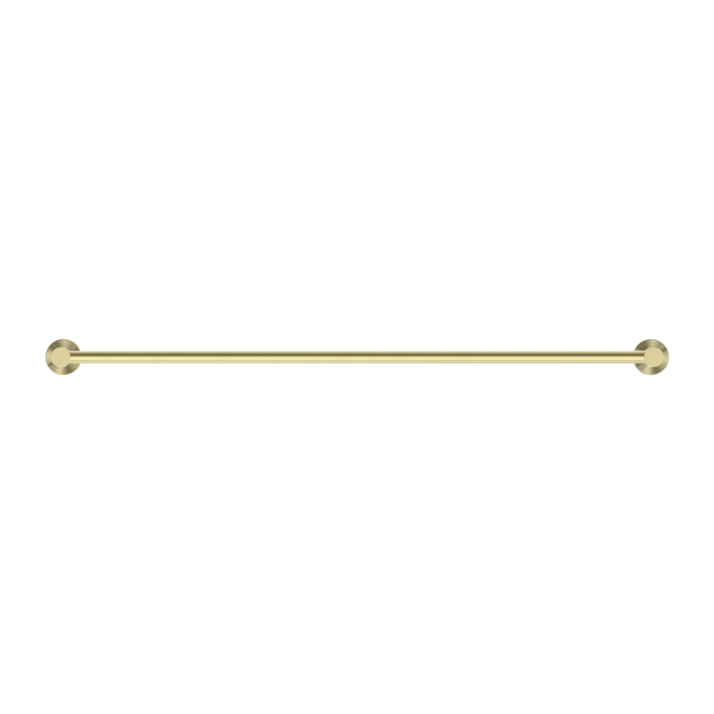 Nero Mecca Single Towel Rail 800mm Brushed Gold