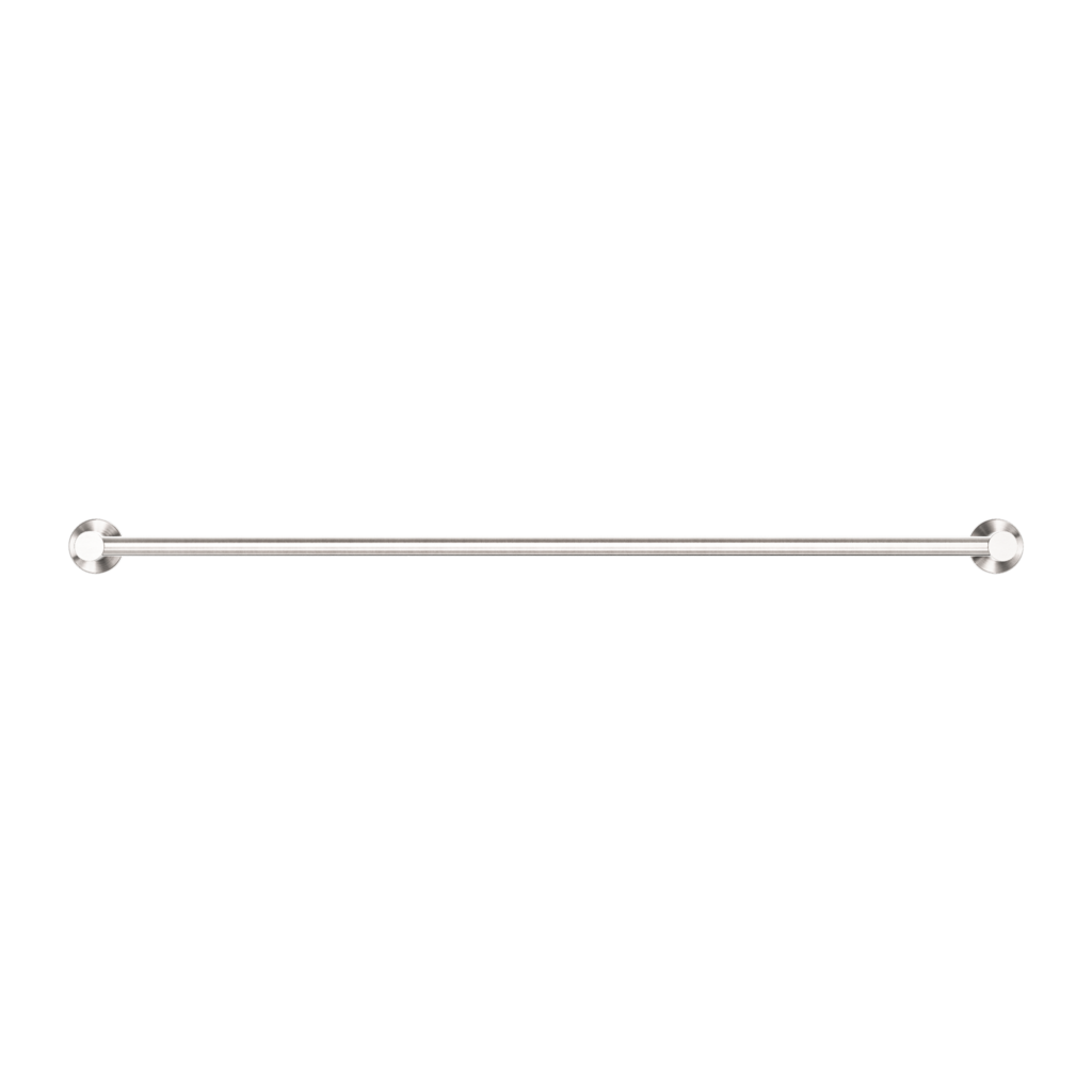 Nero Mecca Double Towel Rail 800mm Brushed Nickel