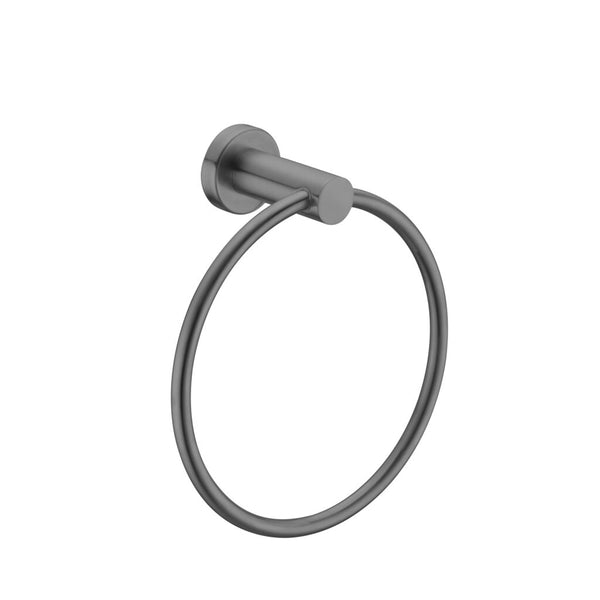 Nero Mecca Towel Ring Gun Metal