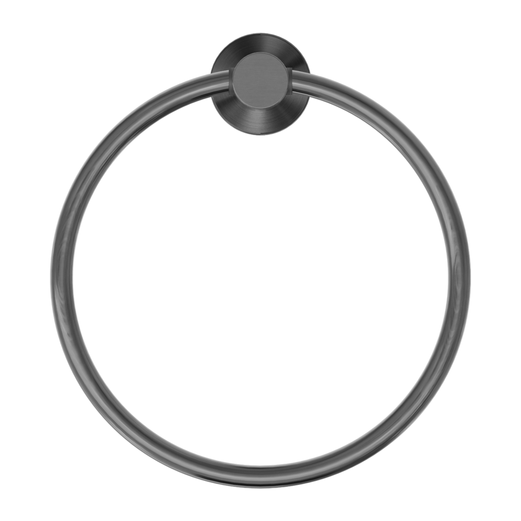 Nero Mecca Towel Ring Gun Metal