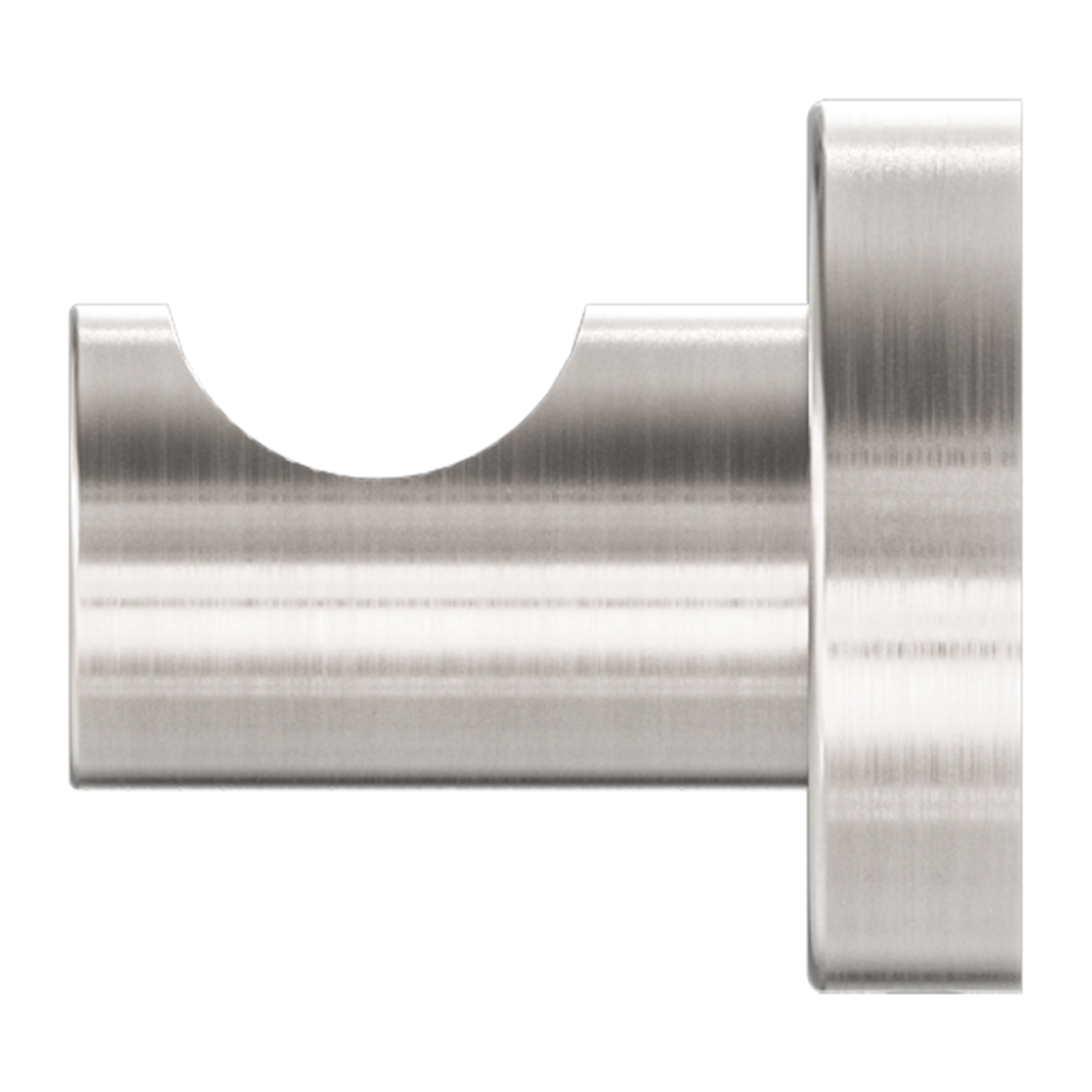 Nero Mecca Robe Hook Brushed Nickel