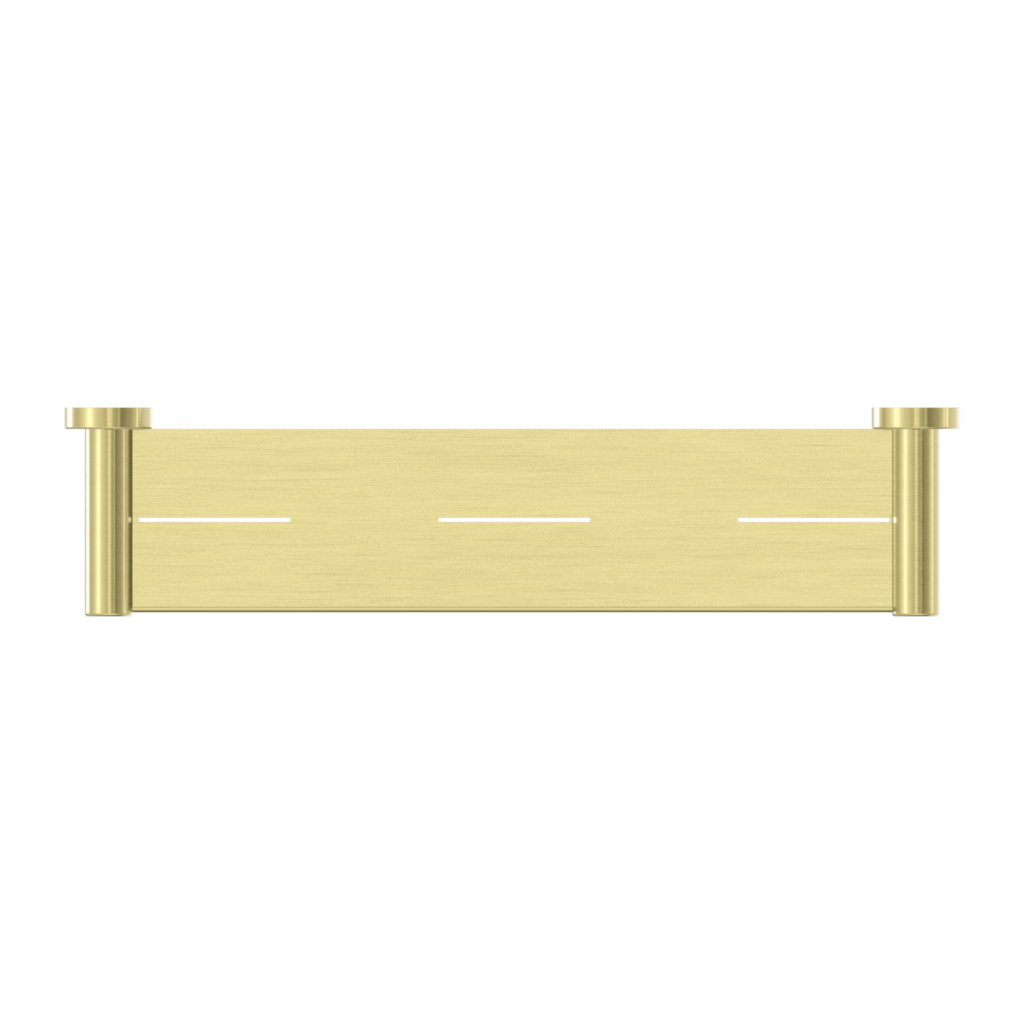 Nero Mecca Shower Shelf Brushed Gold 480mm