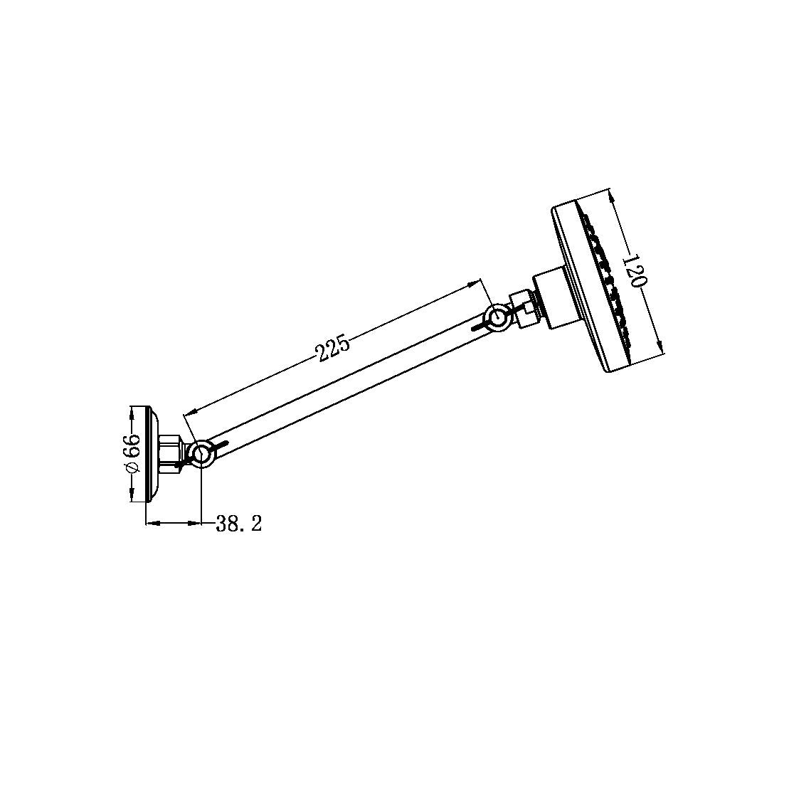 Nero X Plus All Direction Shower Head Matte Black