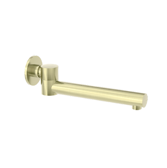 Nero Dolce Swivel Bath Spout Brushed Gold