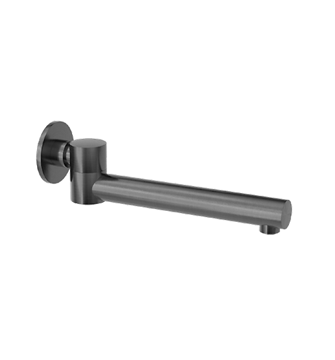 Nero Dolce Swivel Bath Spout Gun Metal