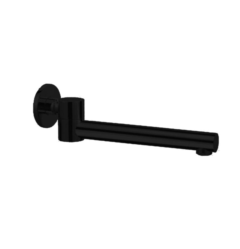 Nero Dolce Swivel Bath Spout Matte Black