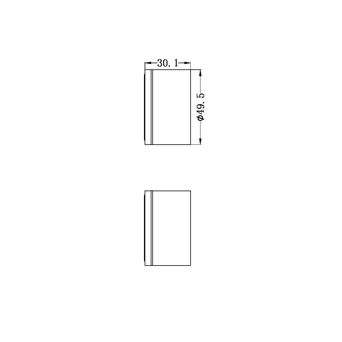 Nero Kara Wall Top Assemblies Brushed Nickel