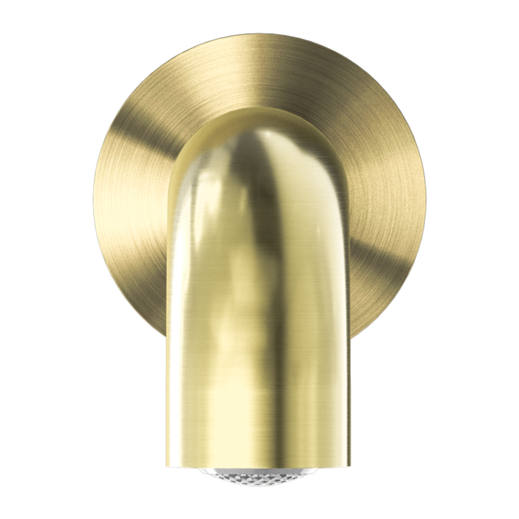 Nero Mecca Basin/Bath Spout Brushed Gold