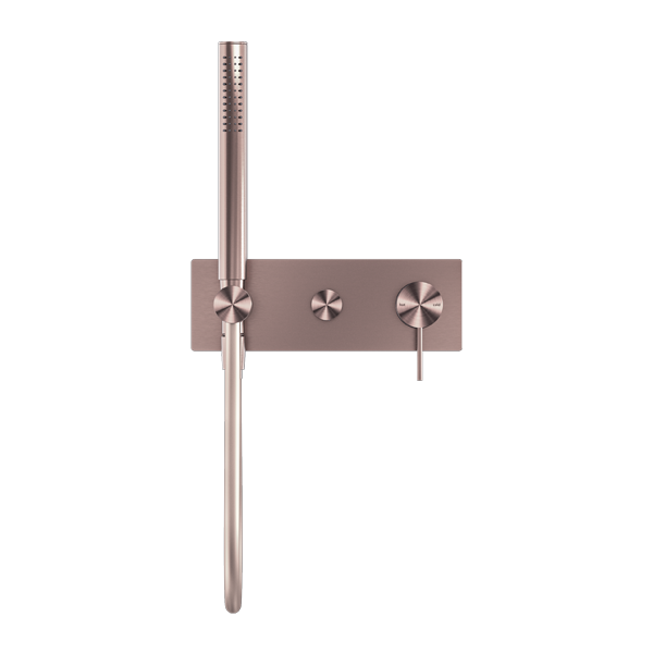 Nero Mecca Shower Mixer Diverter System Brushed Bronze