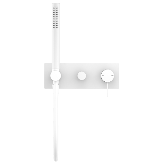Nero Mecca Shower Mixer Diverter System Matte White