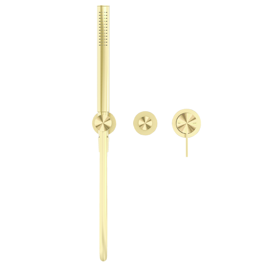 Nero Mecca Shower Mixer Diverter System No Backplate Brushed Gold