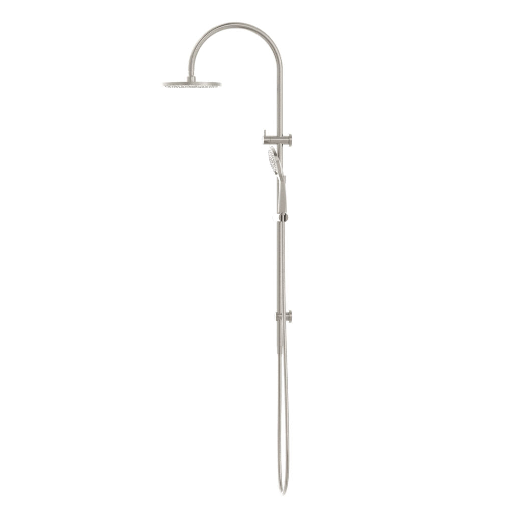 Nero Mecca Combination Shower With Air Brushed Nickel