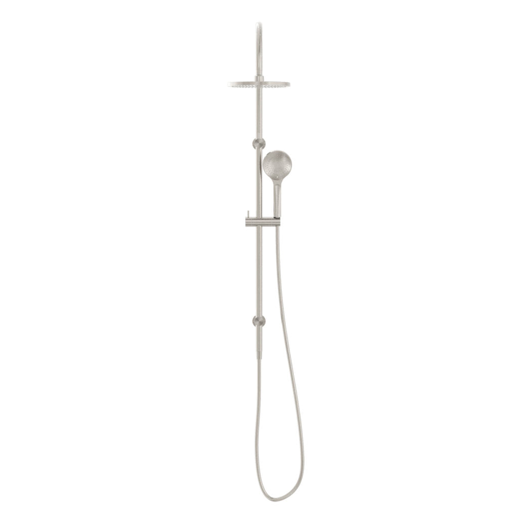 Nero Mecca Combination Shower With Air Brushed Nickel