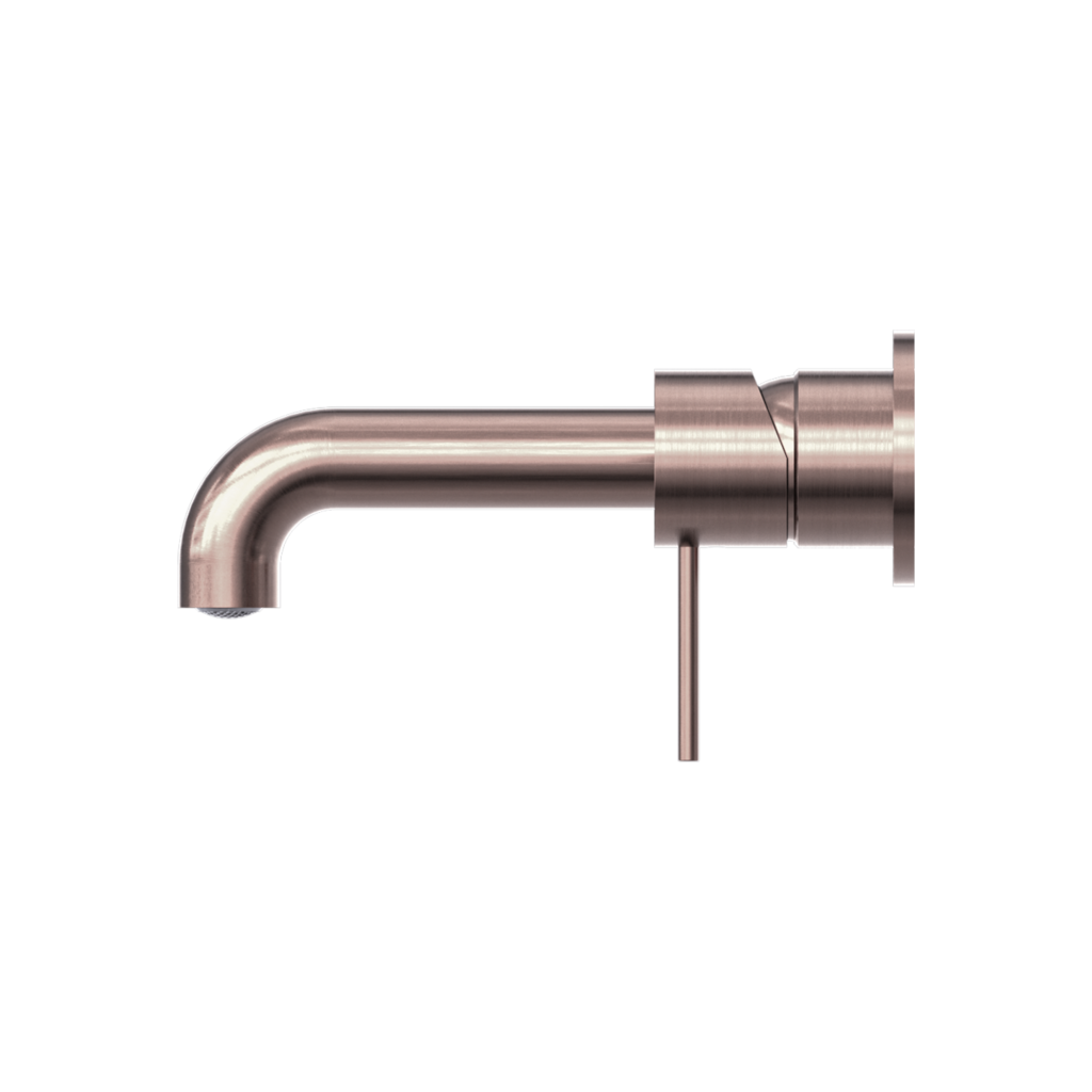 Nero Mecca Wall Basin/Bath Mixer Set Brushed Bronze