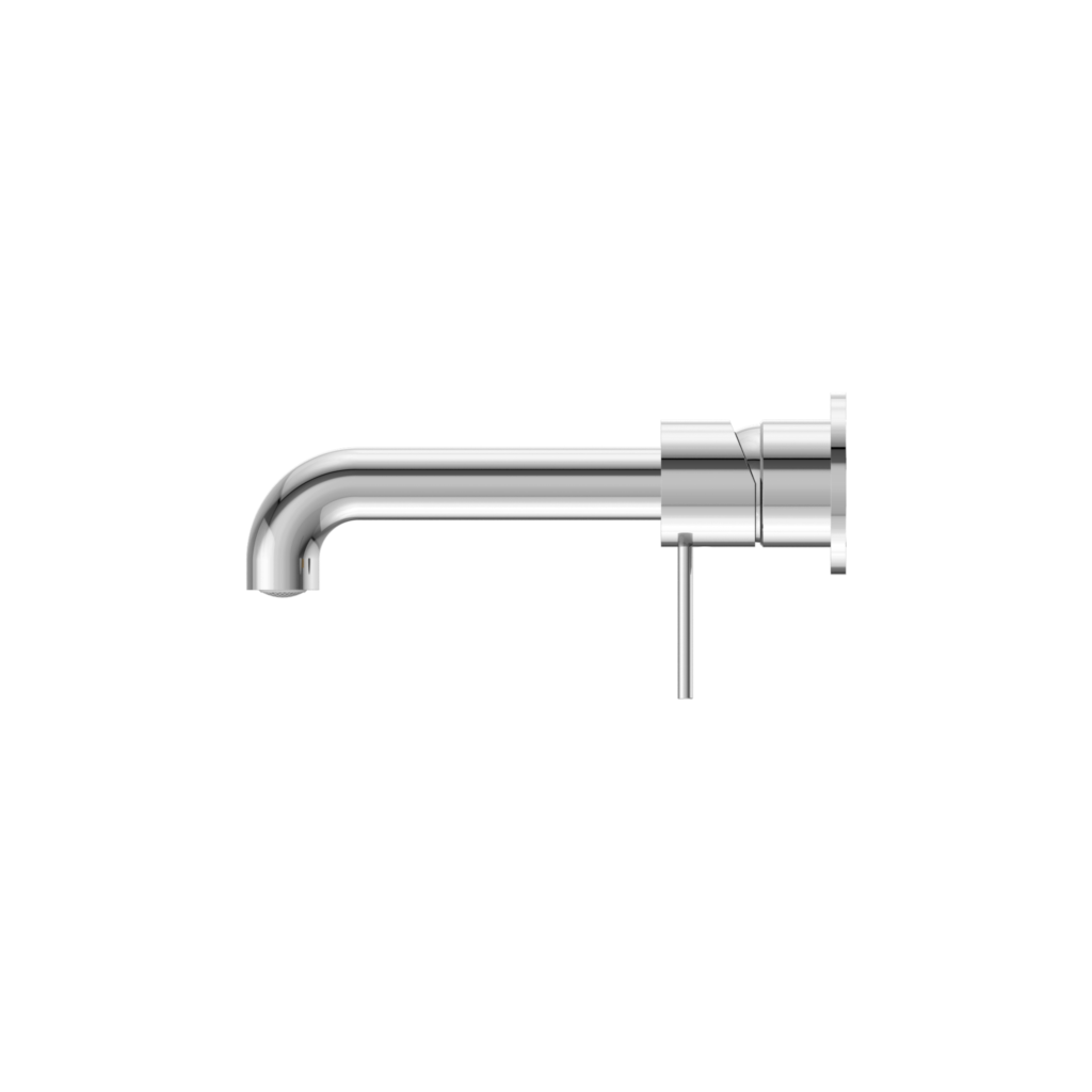 Nero Mecca Wall Basin/Bath Mixer Set Chrome