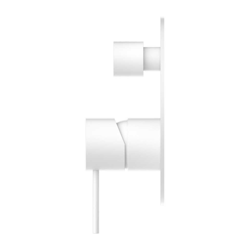 Nero Mecca Shower Mixer With Diverter Matte White