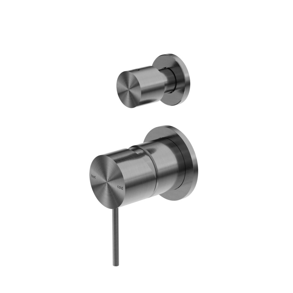 Nero Mecca Shower Mixer With Diverter Gun Metal