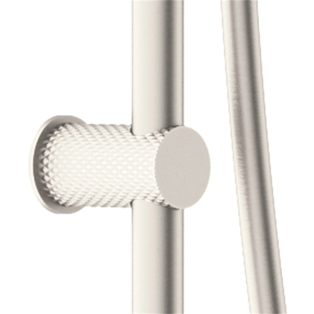 Nero Opal Single Rail Shower II With Air Brushed Nickel