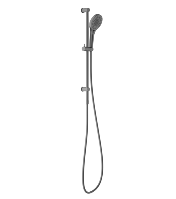 Nero Opal Single Rail Shower Graphite