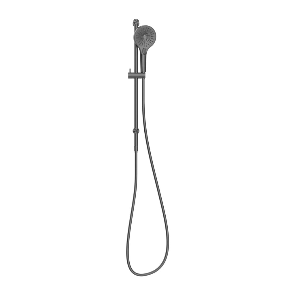 Nero Opal Single Rail Shower II With Air Graphite