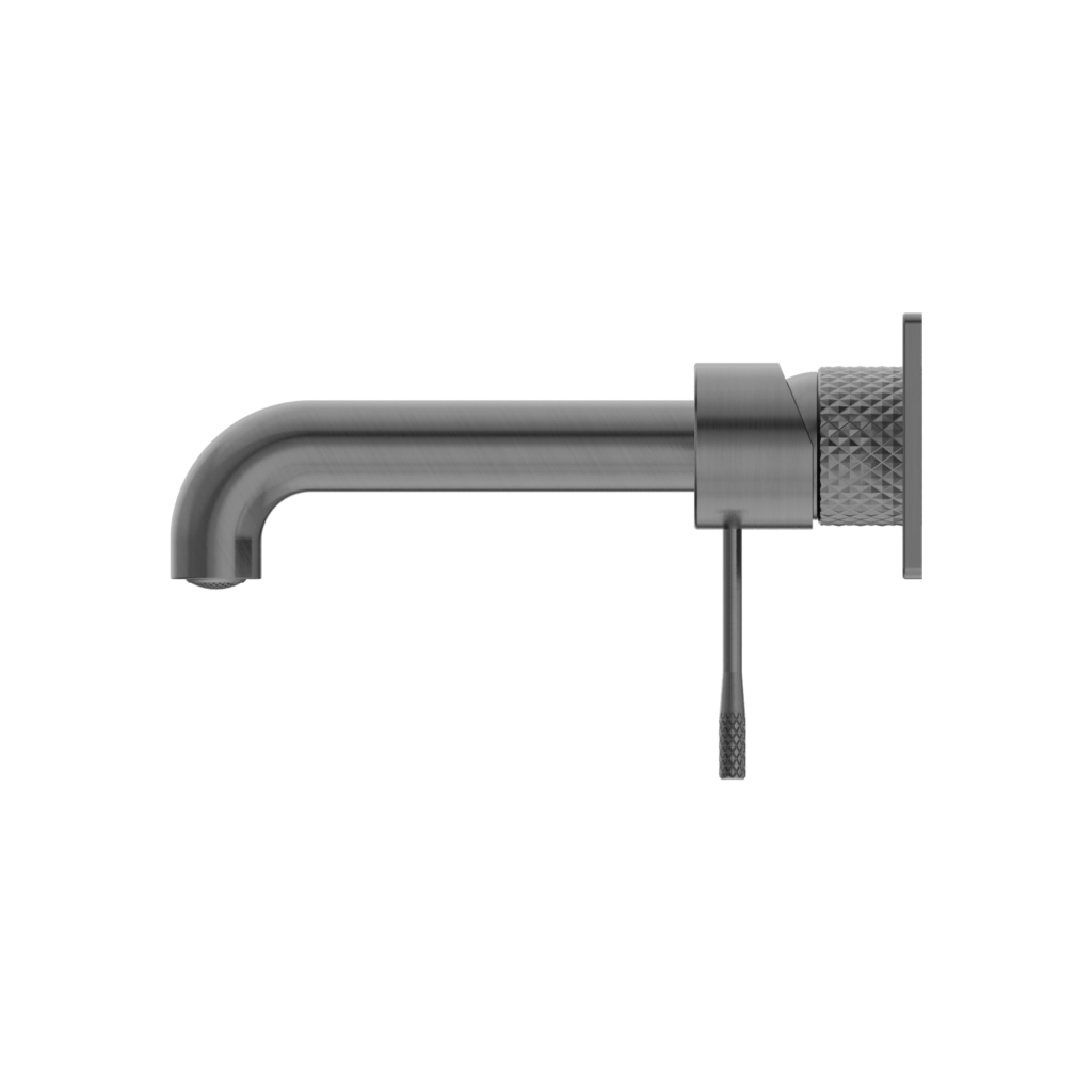 Nero Opal Wall Basin/Bath Mixer Set With Back Plate  Graphite
