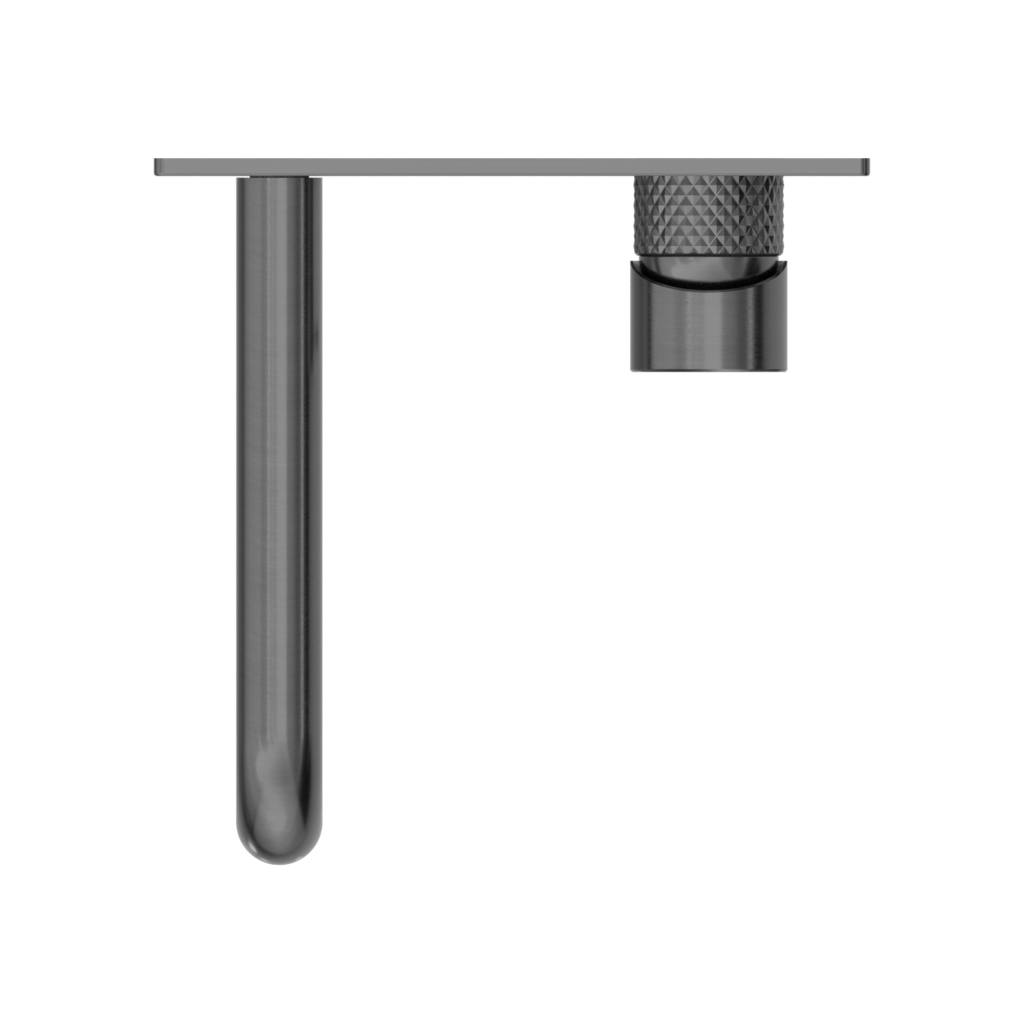 Nero Opal Wall Basin/Bath Mixer Set With Back Plate  Graphite