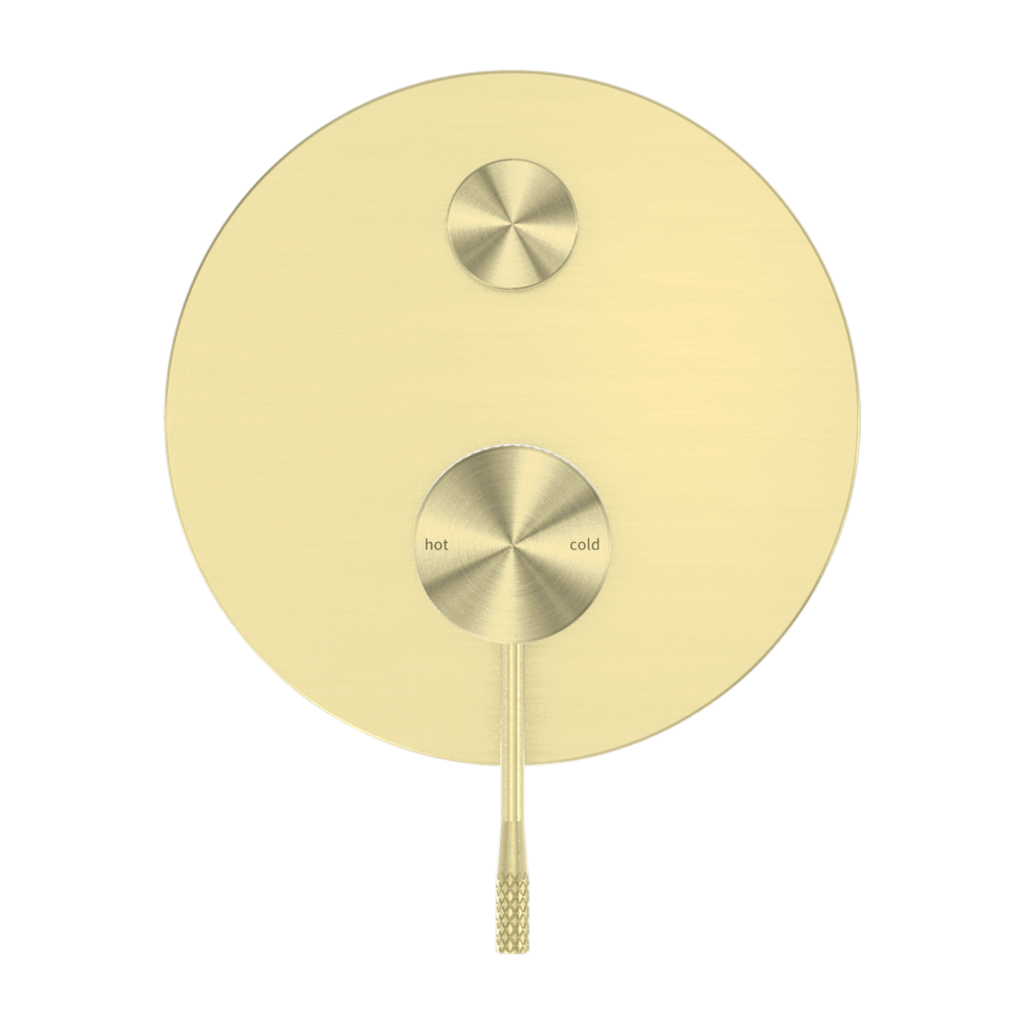 Nero Opal Shower Mixer With Diverter Brushed Gold