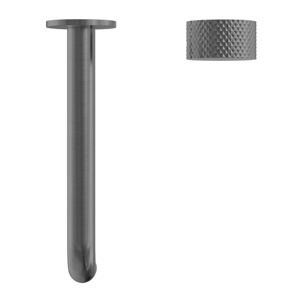 Nero Opal Progressive Wall Basin Mixer set Graphite