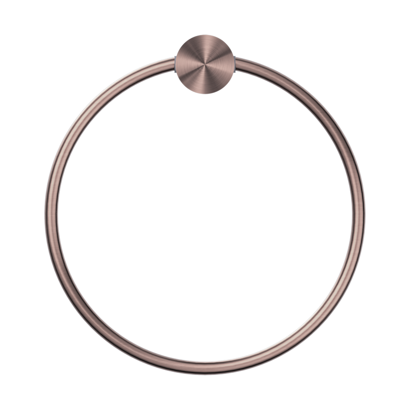 Nero Opal Towel Ring Brushed Bronze