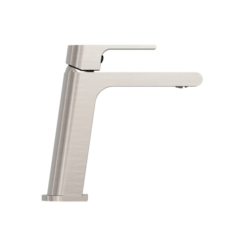 Nero Bianca Basin Mixer Brushed Nickel