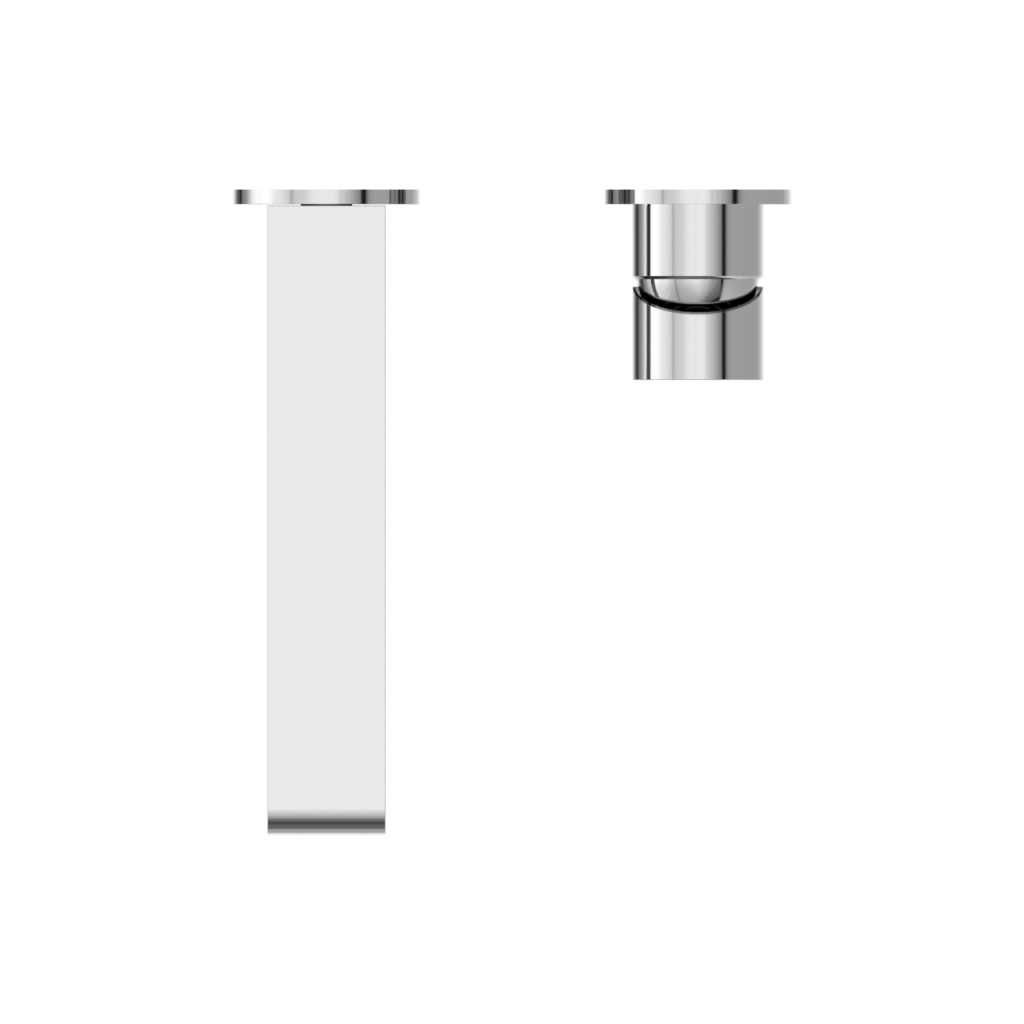 Nero Bianca Wall Basin/Bath Mixer Set Chrome