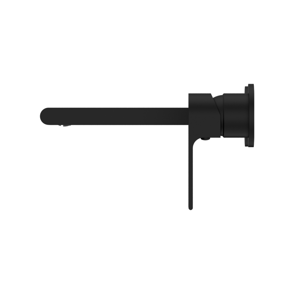 Nero Bianca Wall Basin/Bath Mixer Set Matte Black