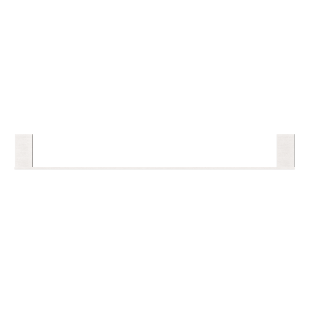 Nero Celia Single Towel Rail 600mm Brushed Nickel