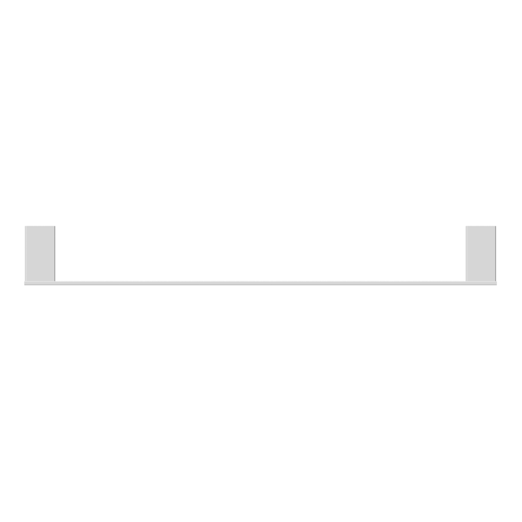 Nero Celia Single Towel Rail 600mm Chrome