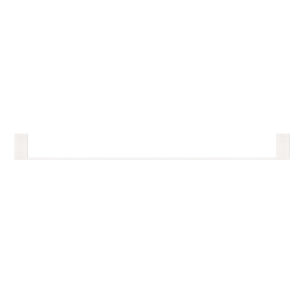Nero Celia Single Towel Rail 800mm Brushed Nickel