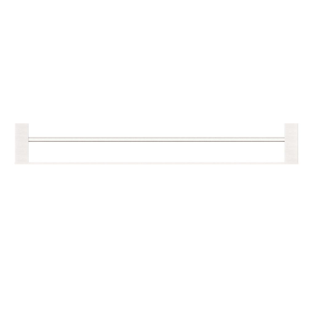 Nero Celia Double Towel Rail 800mm Brushed Nickel