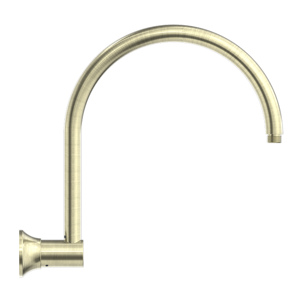 Nero York Shower Arm Aged Brass