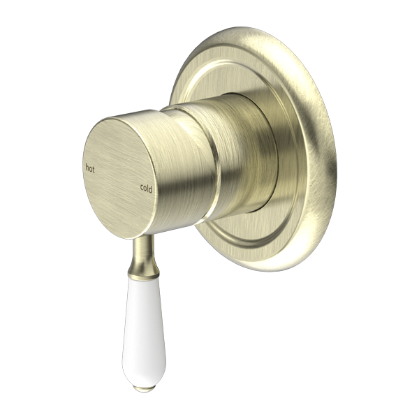 Nero York Shower Mixer Aged Brass